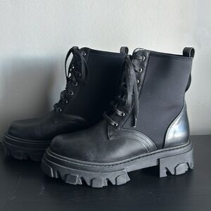 Black Combat & Moto Boots